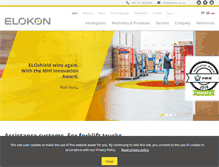 Tablet Screenshot of elokon.com